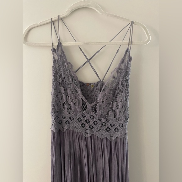 Free People Adella Maxi Dress purple size Medium - Picture 2 of 10